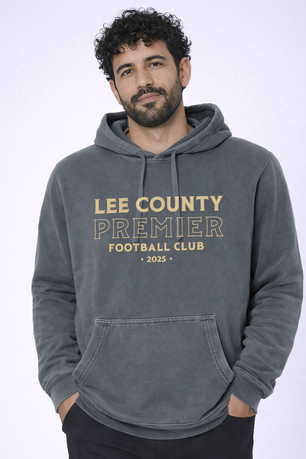 Lee County Premier Midweight Pigment Dyed Hooded Sweatshirt