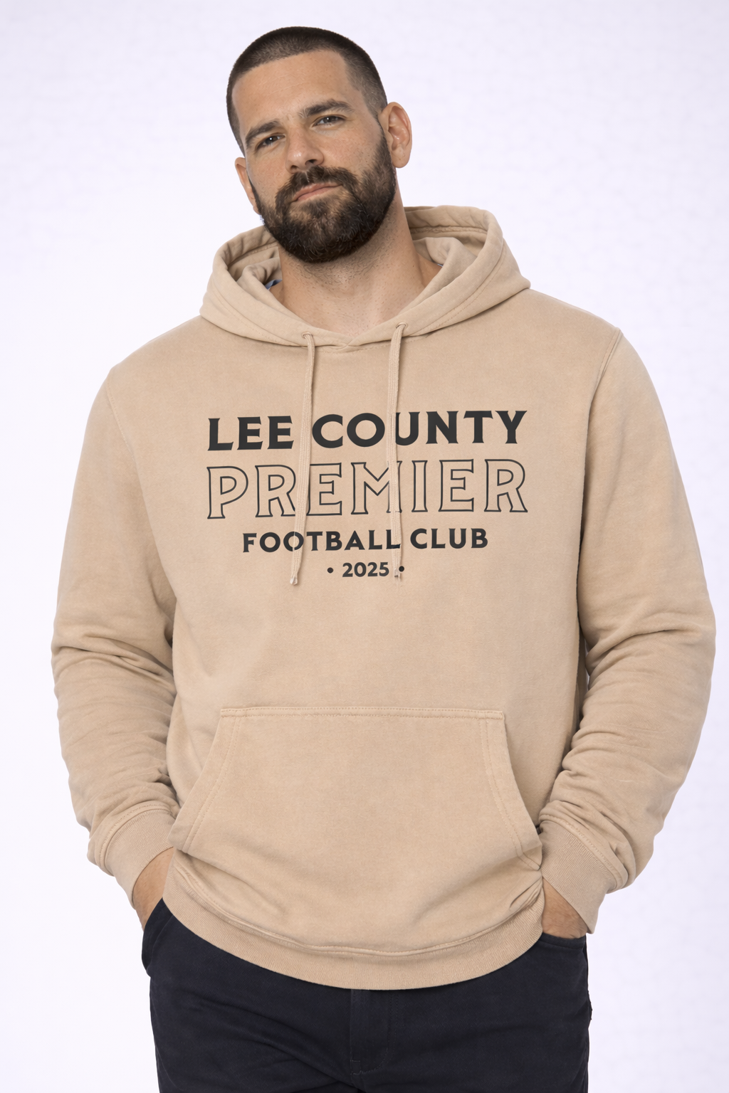 Lee County Premier Midweight Pigment Dyed Hooded Sweatshirt