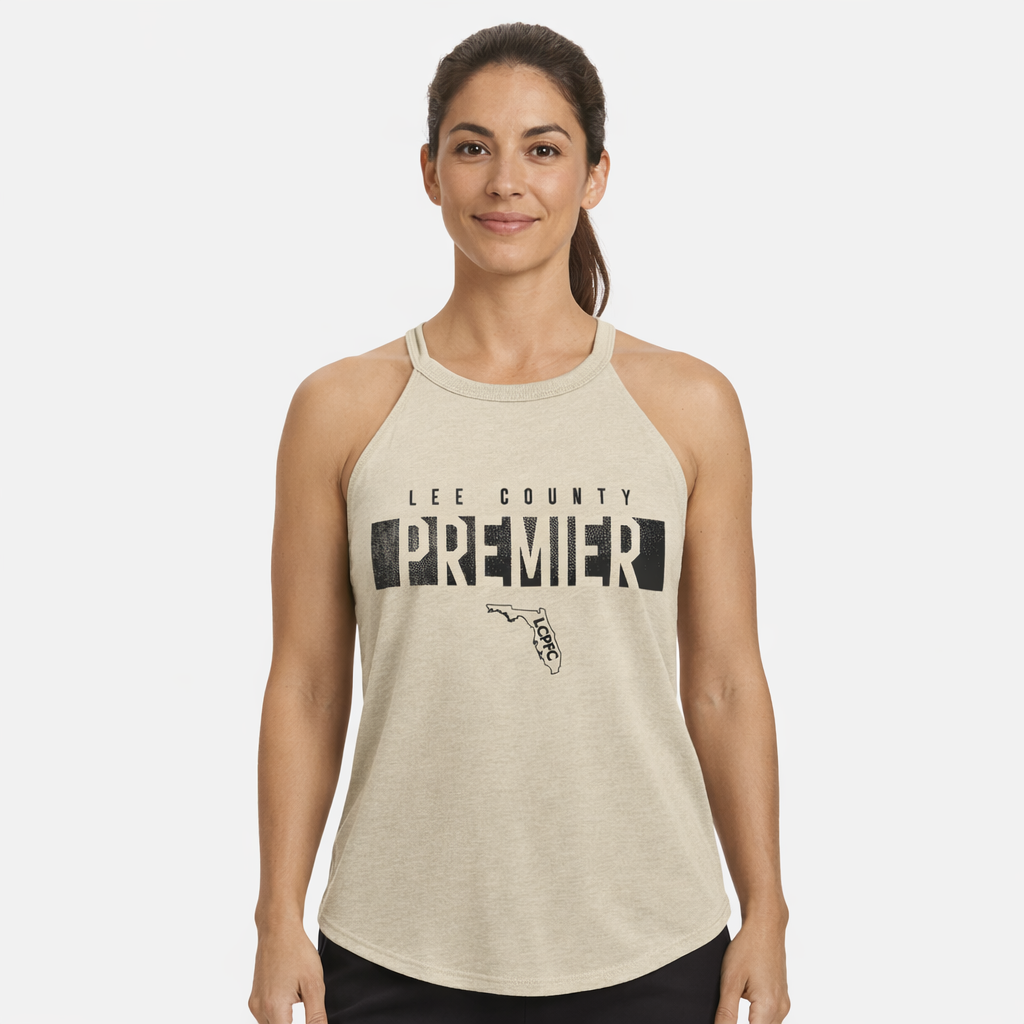 Lee County Premier Women's Perfect Tri-Blend Rocker Tank