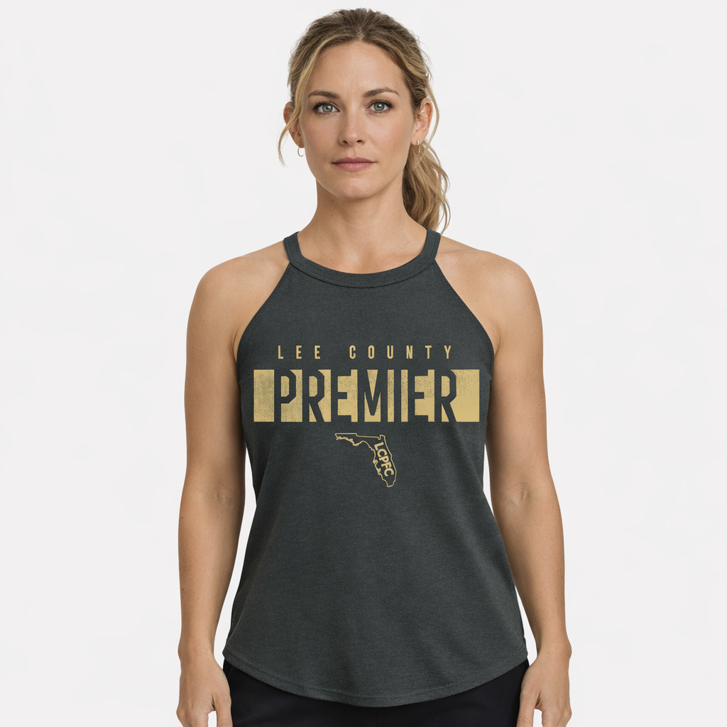 Lee County Premier Women's Perfect Tri-Blend Rocker Tank