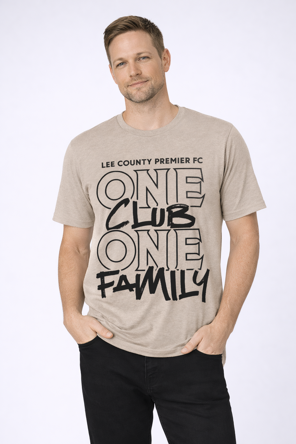 Lee County Premier One Club One Family Tri-Blend Tee