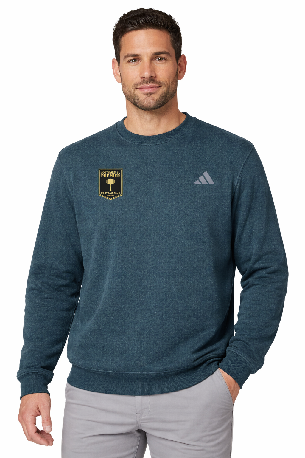 Southwest FL Premier adidas Men's Terry Loop Crewneck Sweatshirt