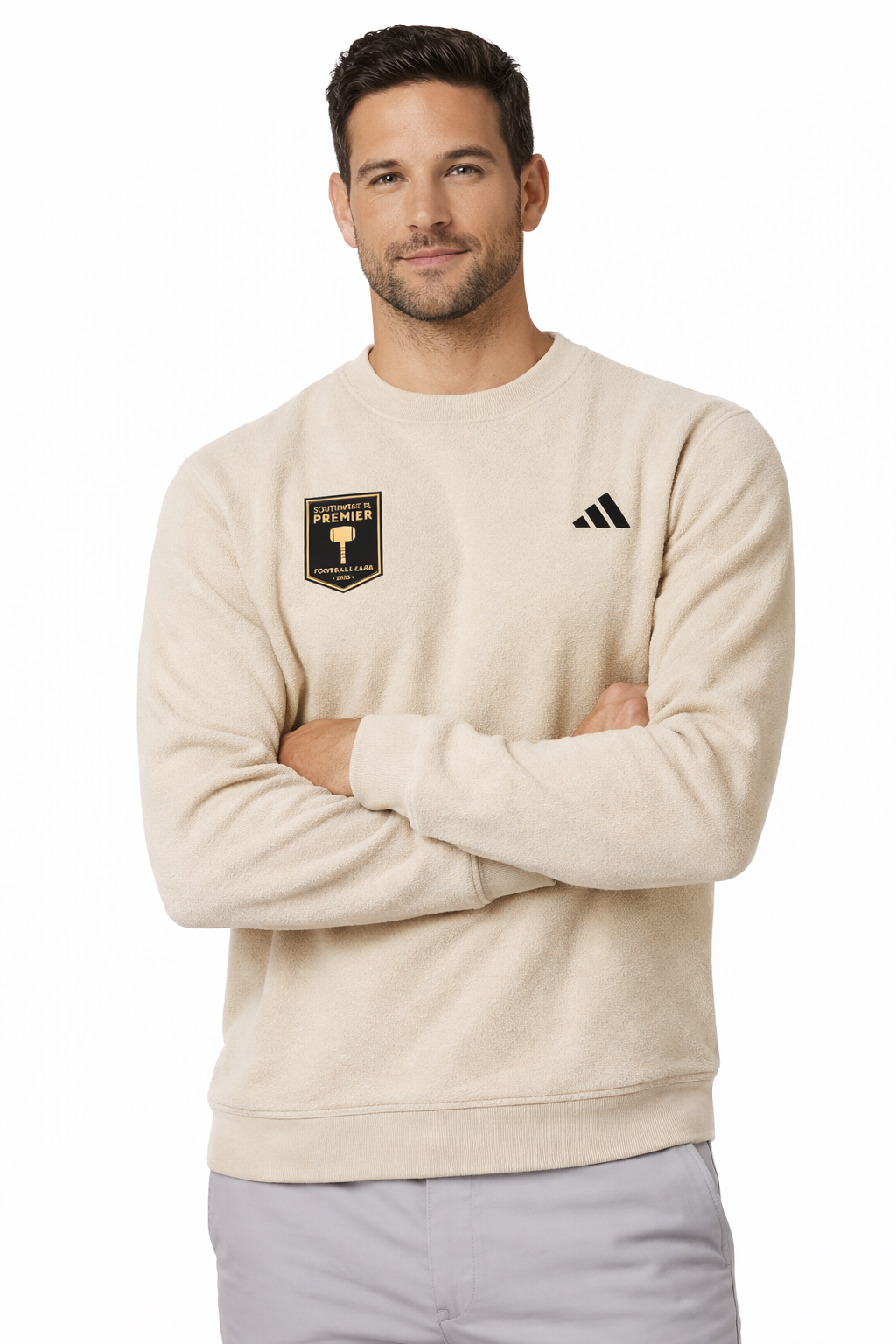 Southwest FL Premier adidas Men's Terry Loop Crewneck Sweatshirt