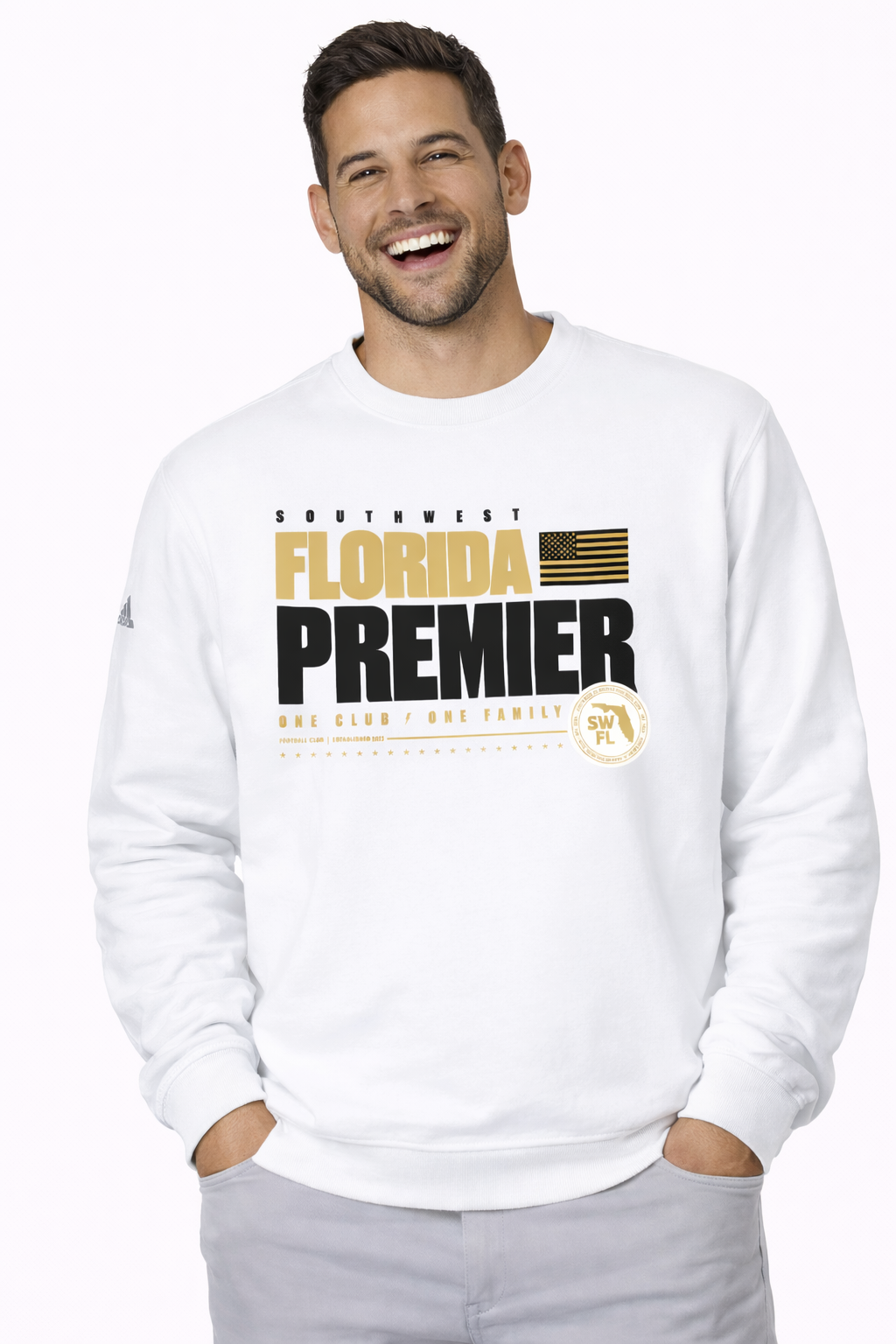 Southwest FL Premier adidas Fleece Crewneck Sweatshirt