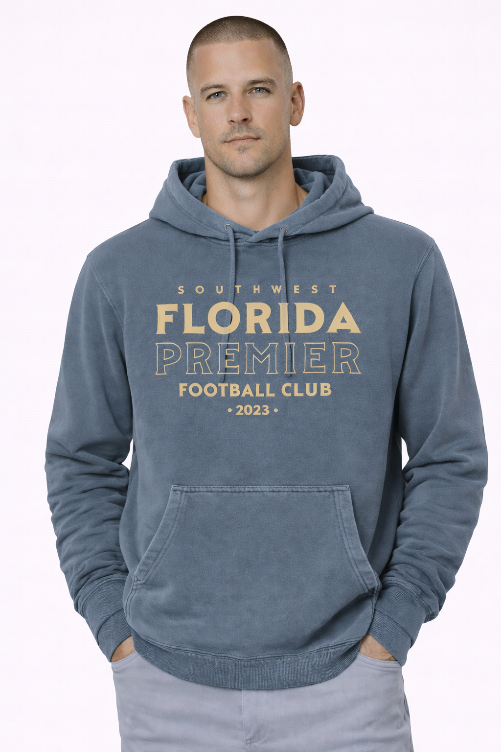 Southwest FL Premier Midweight Pigment Dyed Hooded Sweatshirt
