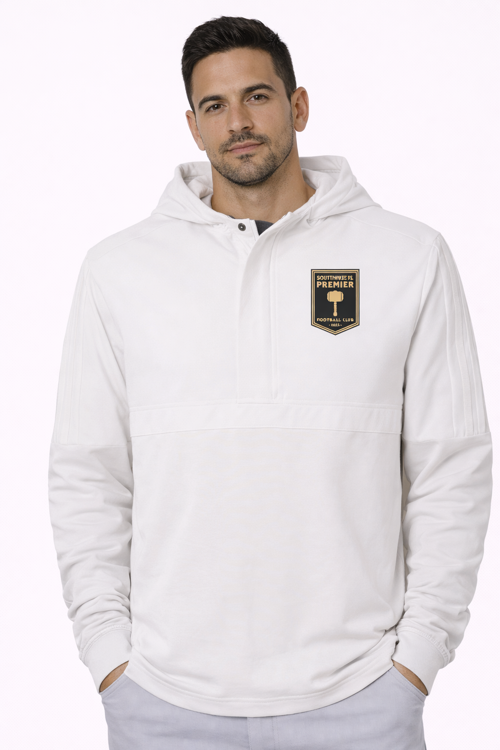 Southwest FL Premier adidas Men's Half-Zip Hooded Anorak