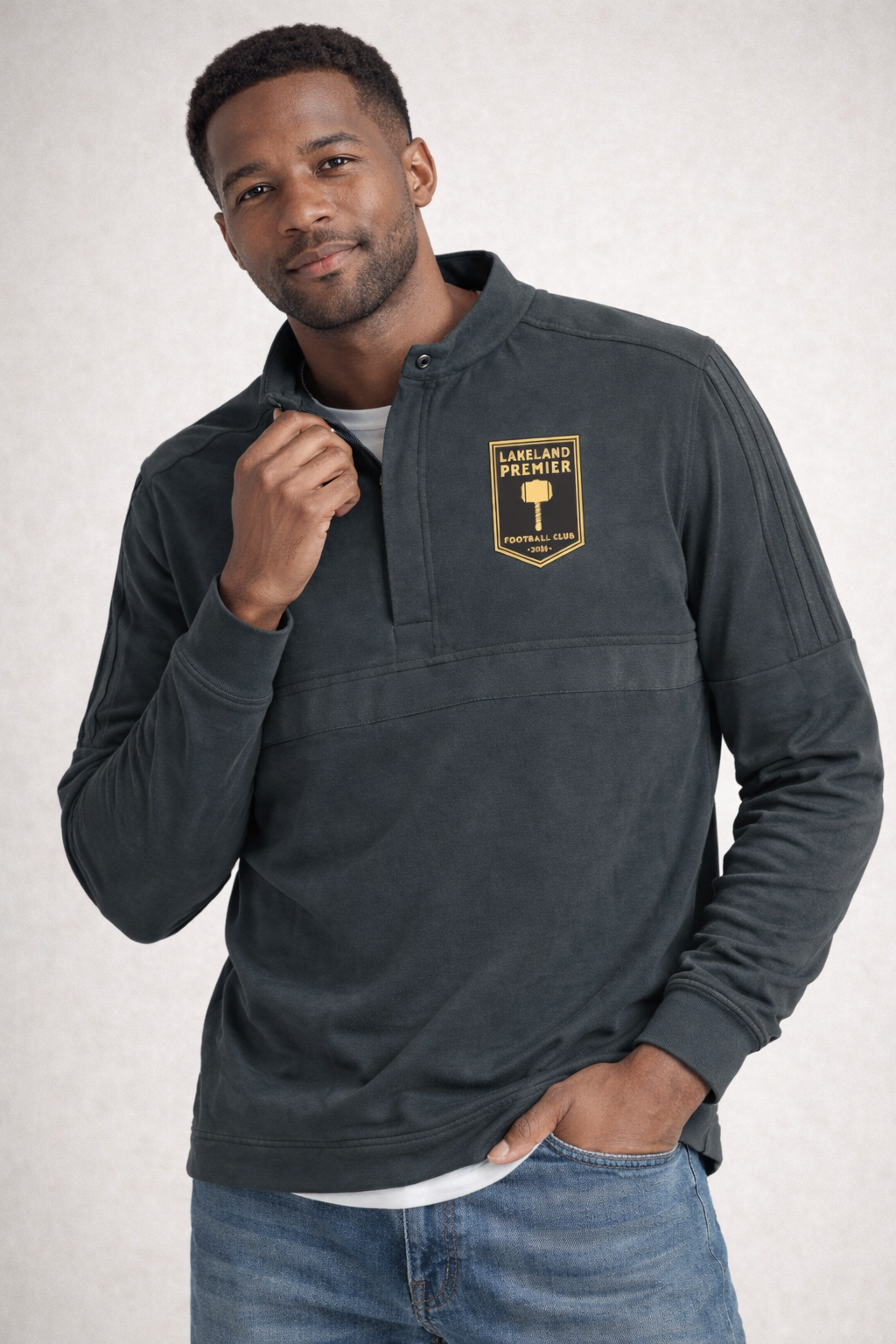 Lakeland Premier adidas Men's Half-Zip Hooded Anorak