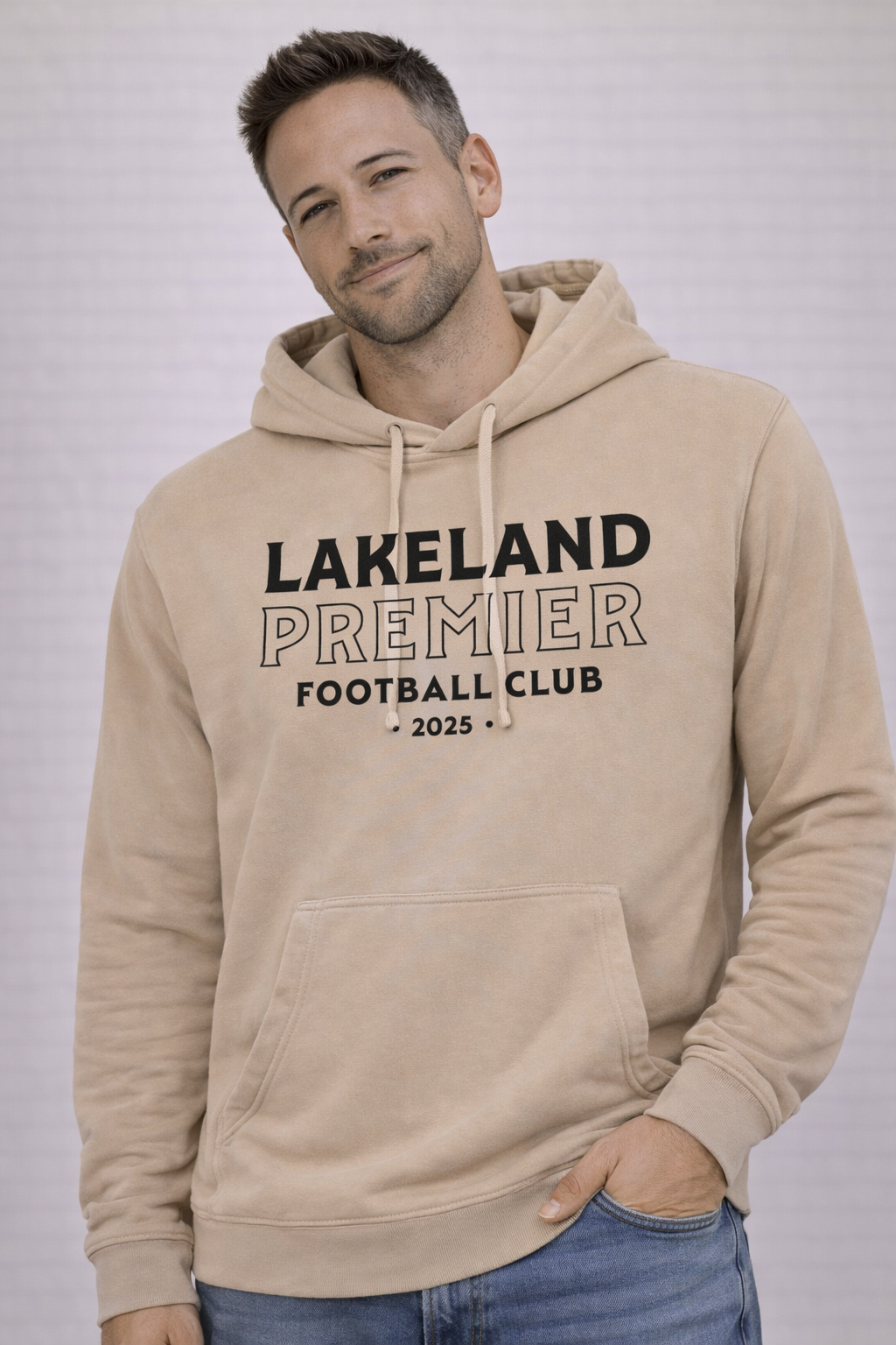 Lakeland Premier Midweight Pigment Dyed Hooded Sweatshirt