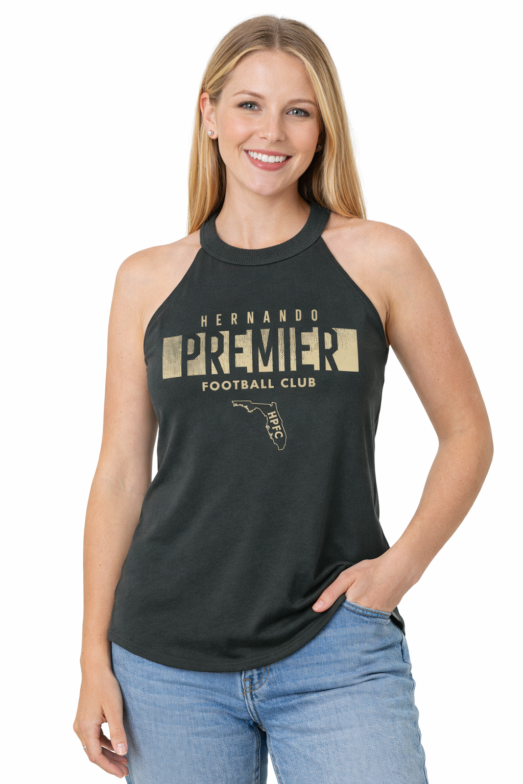 Hernando Premier Women's Perfect Tri-Blend Rocker Tank
