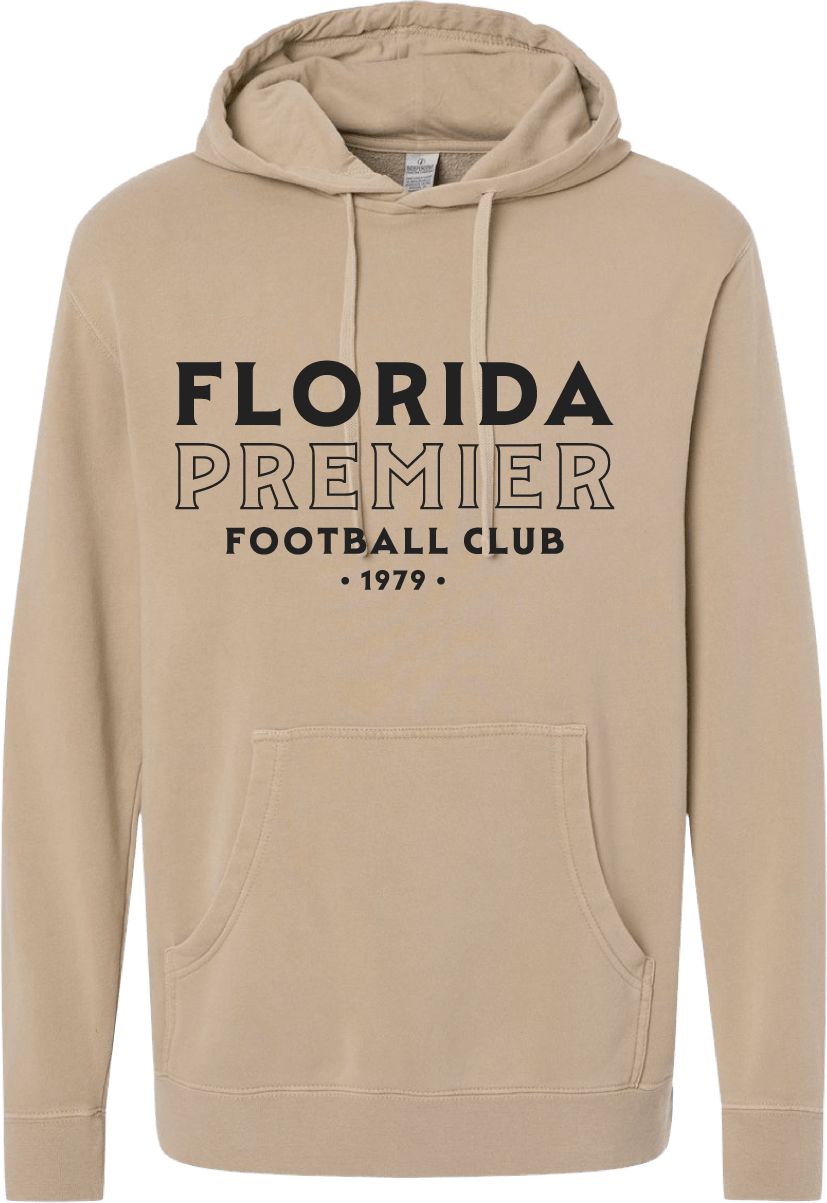 Florida Premier Midweight Pigment Dyed Hooded Sweatshirt