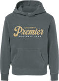 Lee County Premier Youth Midweight Pigment-Dyed Hooded Sweatshirt