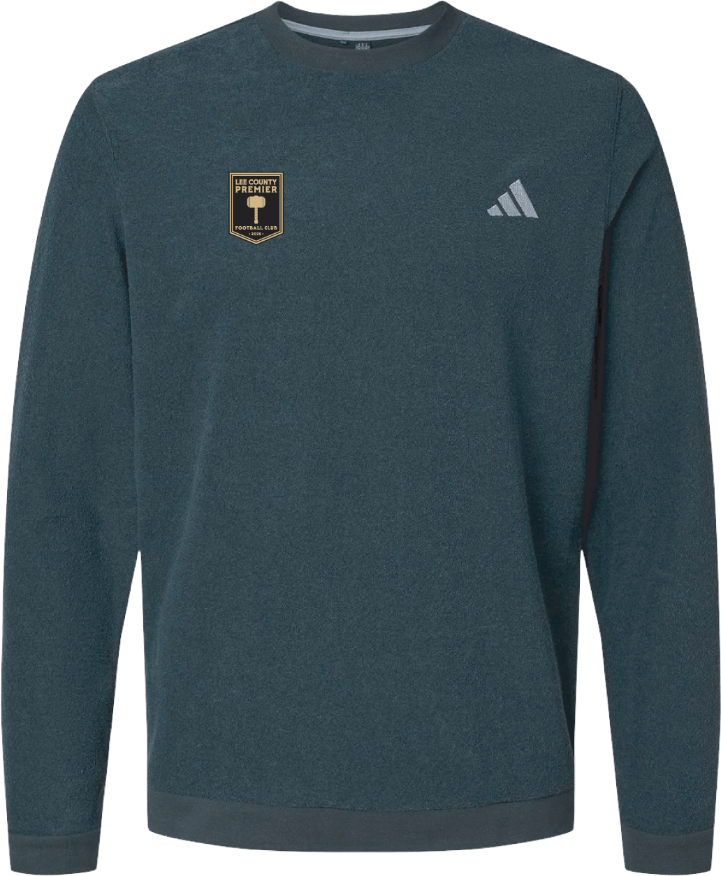 Lee County Premier adidas Men's Terry Loop Crewneck Sweatshirt