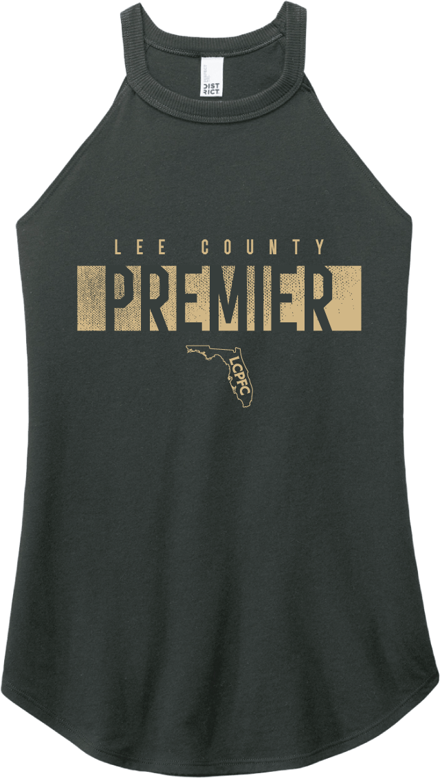 Lee County Premier Women's Perfect Tri-Blend Rocker Tank