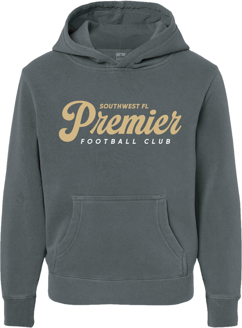 Southwest FL Premier Youth Midweight Pigment-Dyed Hooded Sweatshirt