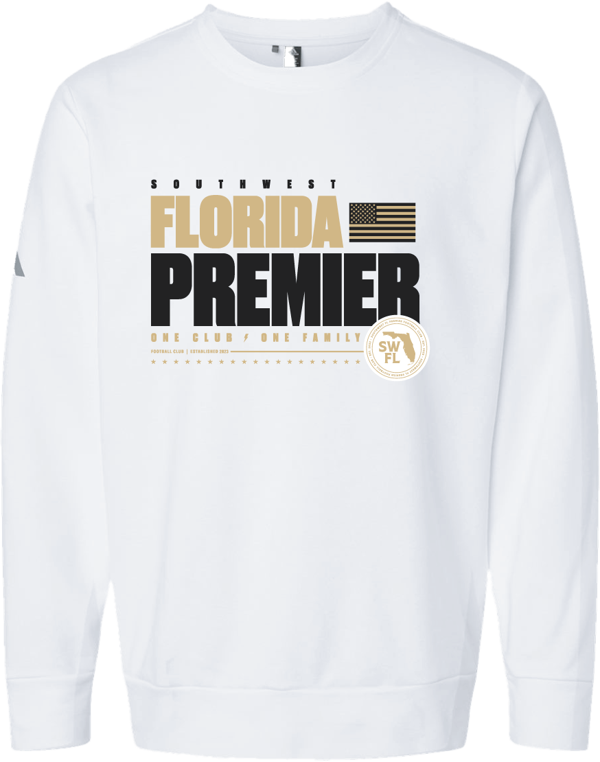 Southwest FL Premier adidas Fleece Crewneck Sweatshirt