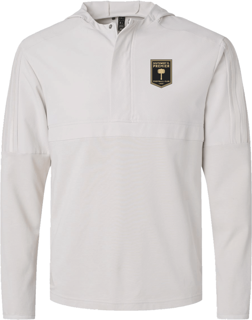 Southwest FL Premier adidas Men's Half-Zip Hooded Anorak