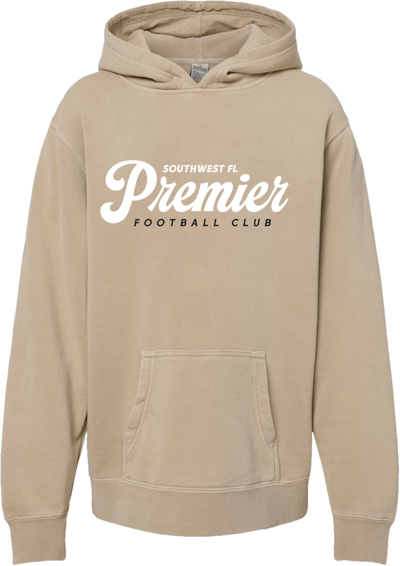 Southwest FL Premier Youth Midweight Pigment-Dyed Hooded Sweatshirt