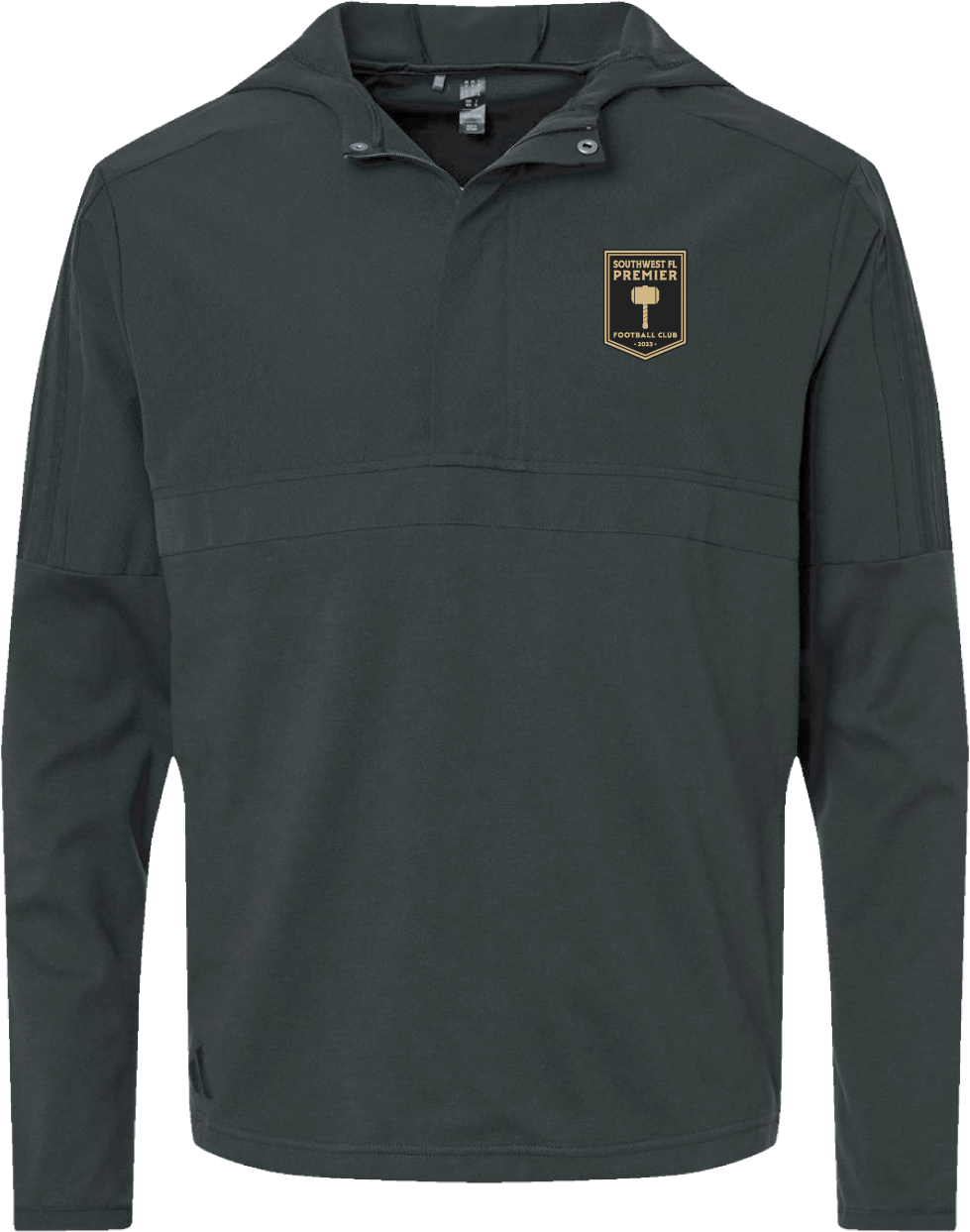 Southwest FL Premier adidas Men's Half-Zip Hooded Anorak